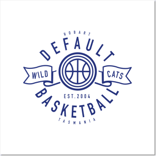 Default Basketball - Blue Posters and Art